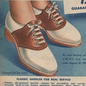 ISO Saddle Shoes Brown and White Saddler Oxfords